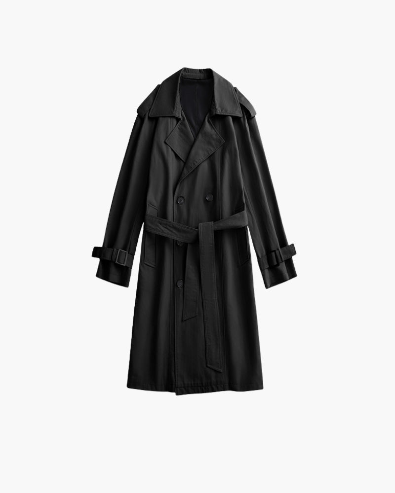 Classic Double-Breasted Trench Coat