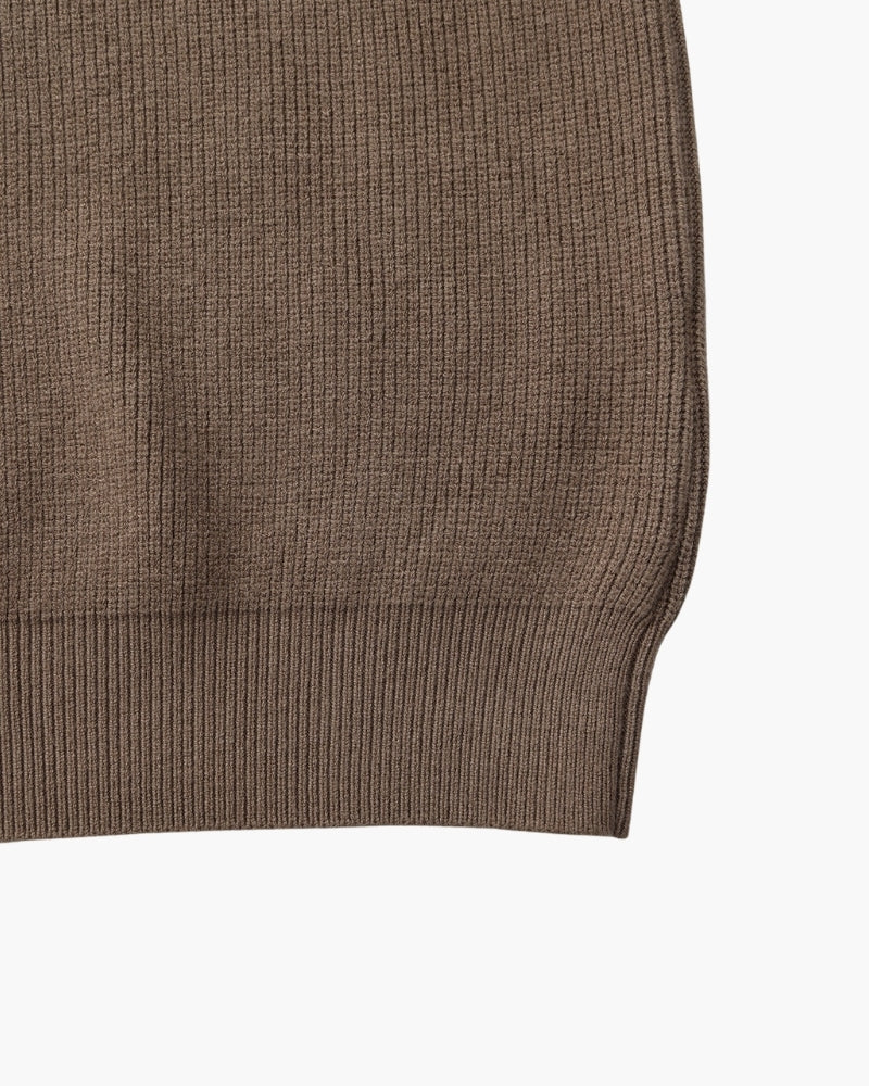 Refined Half-Zip Knit Pullover