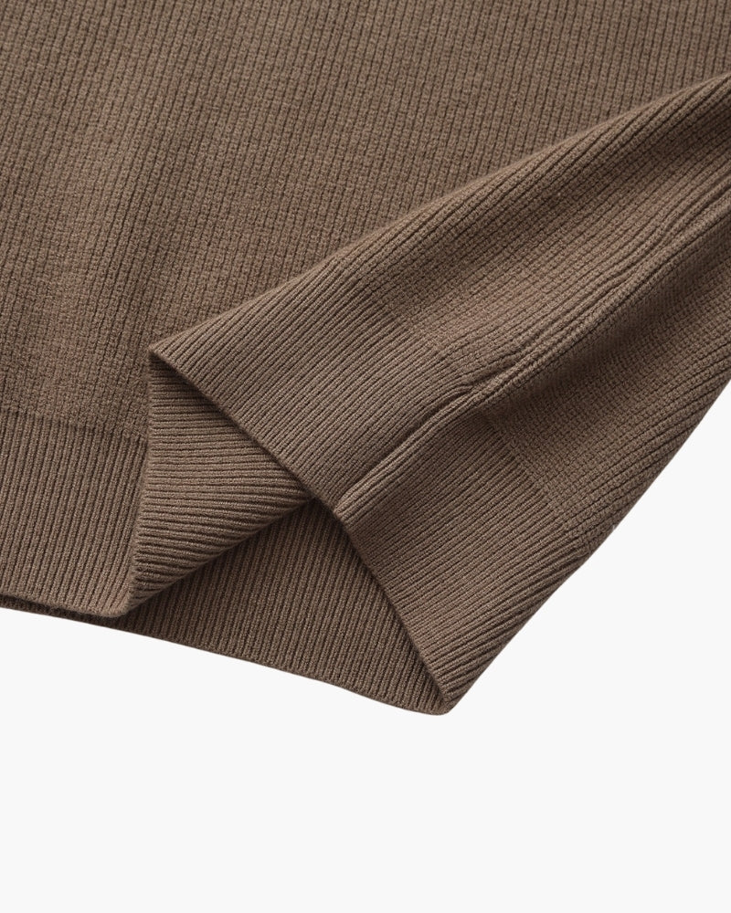 Refined Half-Zip Knit Pullover