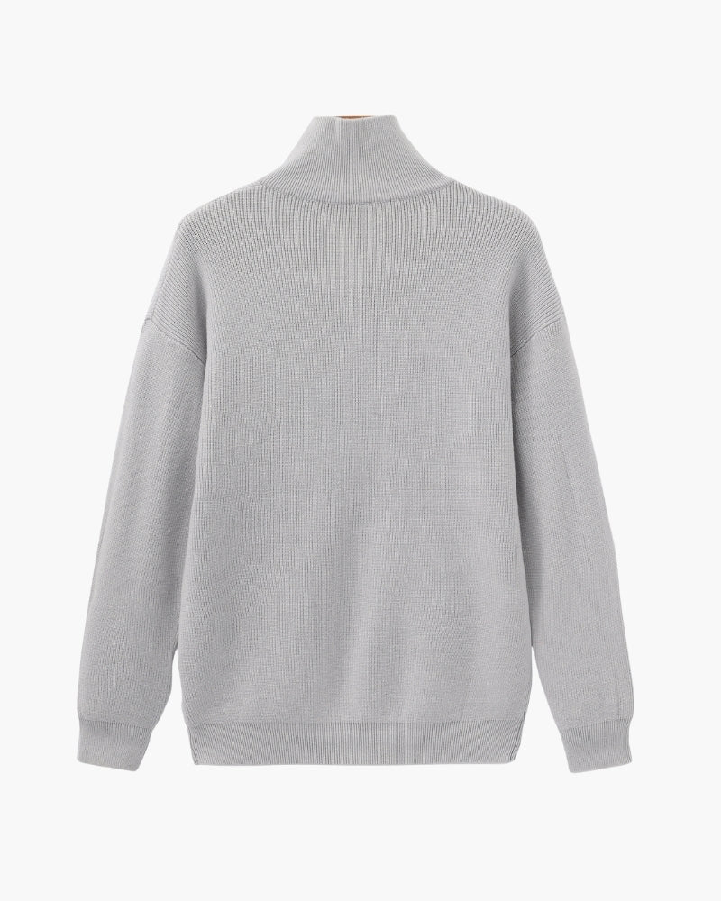 Refined Half-Zip Knit Pullover