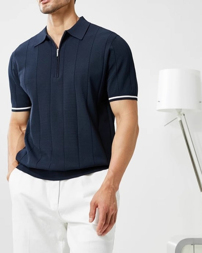 Signature Contrast Trim Polo