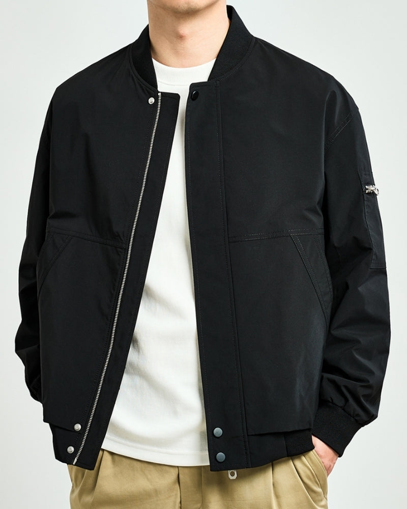 Minimalist Bomber Jacket