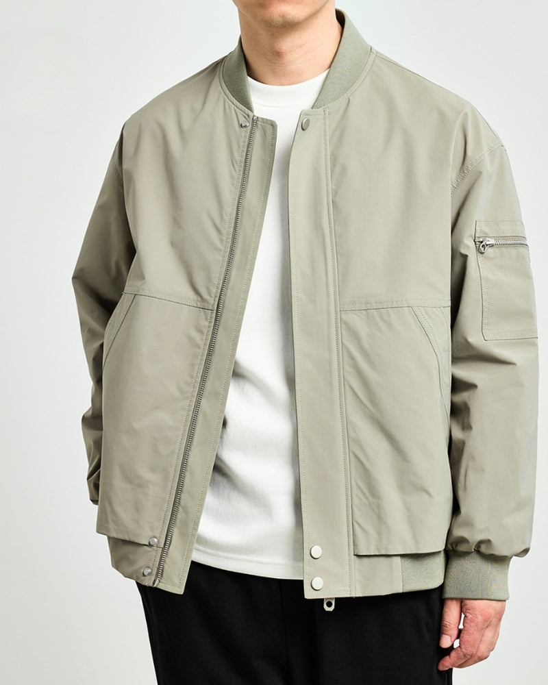 Minimalist Bomber Jacket