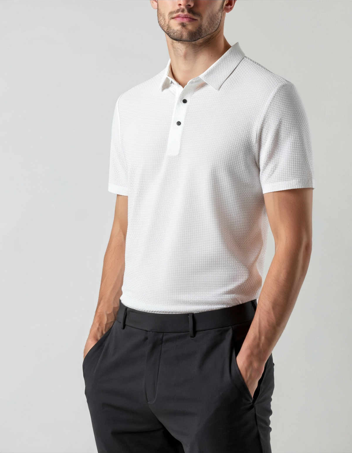 Prestigio Silk Polo (Anti-Wrinkle)